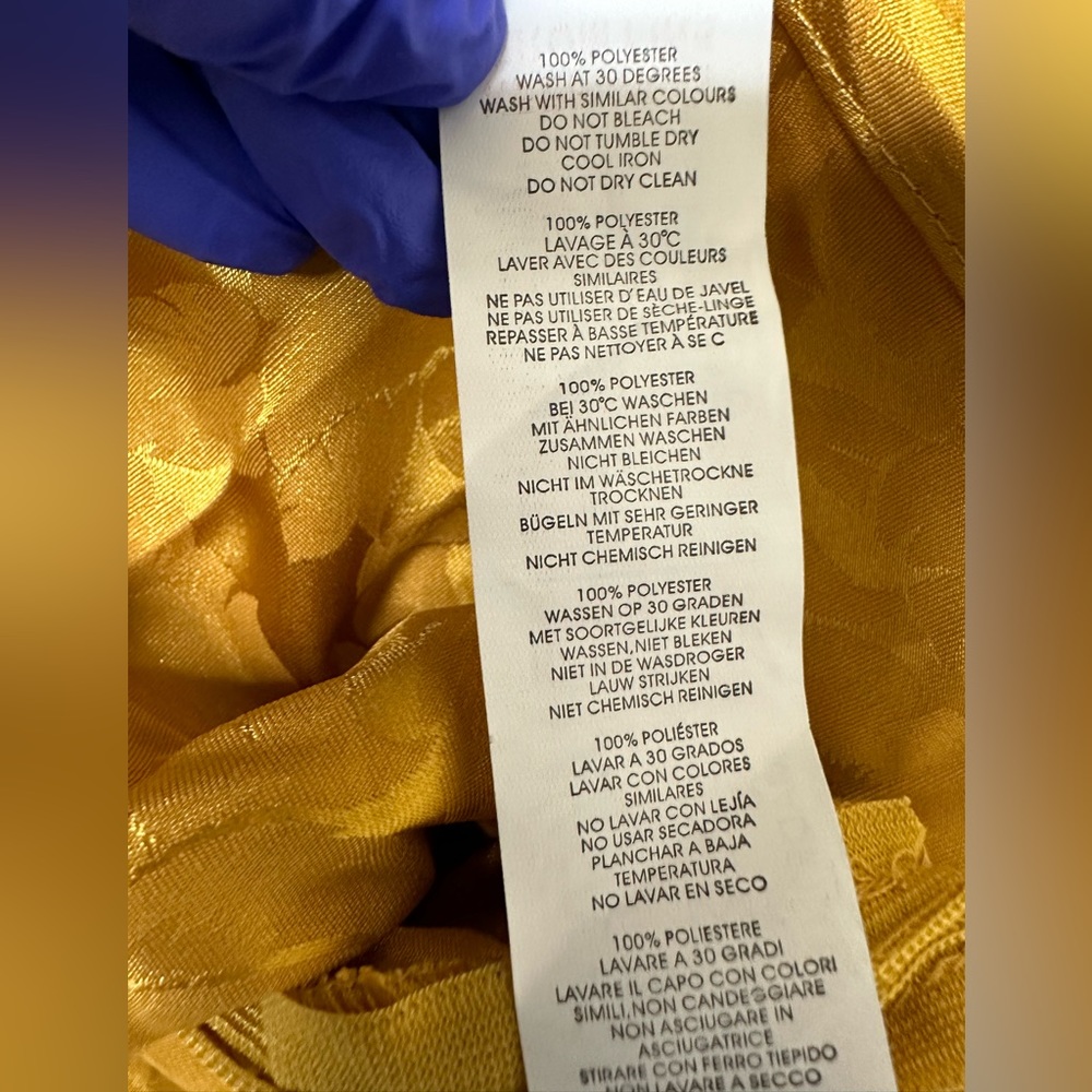 NASTY-GAL Sleek It Real Jacquard Mini Dress🧡 - Picture 11 of 12